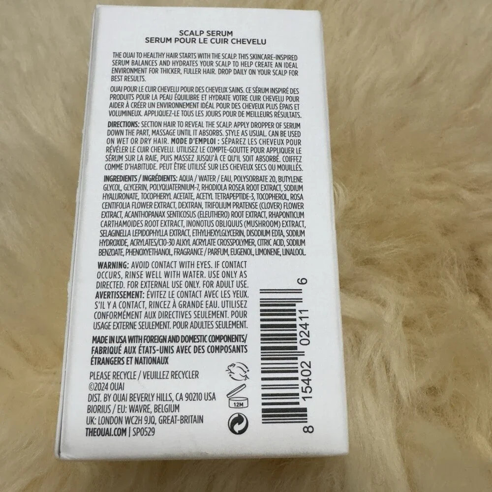 OUAI Scalp Serum - Supports Thicker, Fuller Hair - 2 oz Brand New In Box Sealed - Picture 5 of 6
